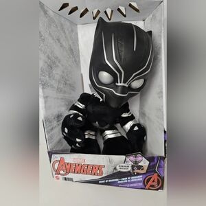 Black Panther Heart of Wakanda Talking Plush Doll Avengers Mattel